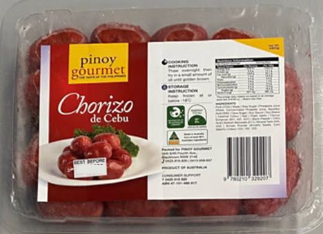 Pinoy Gourmet Chorizo De Cebu 480g