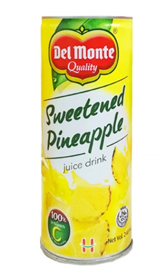 Del Monte Sweetened Pineapple Juice 240ml